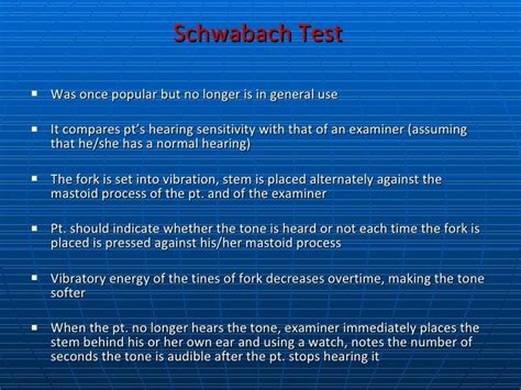 schwabach test|Iba pa.